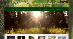 Desktop Screenshot of meekerfuneralhomes.com